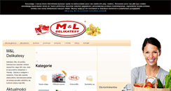 Desktop Screenshot of mldelikatesy.pl